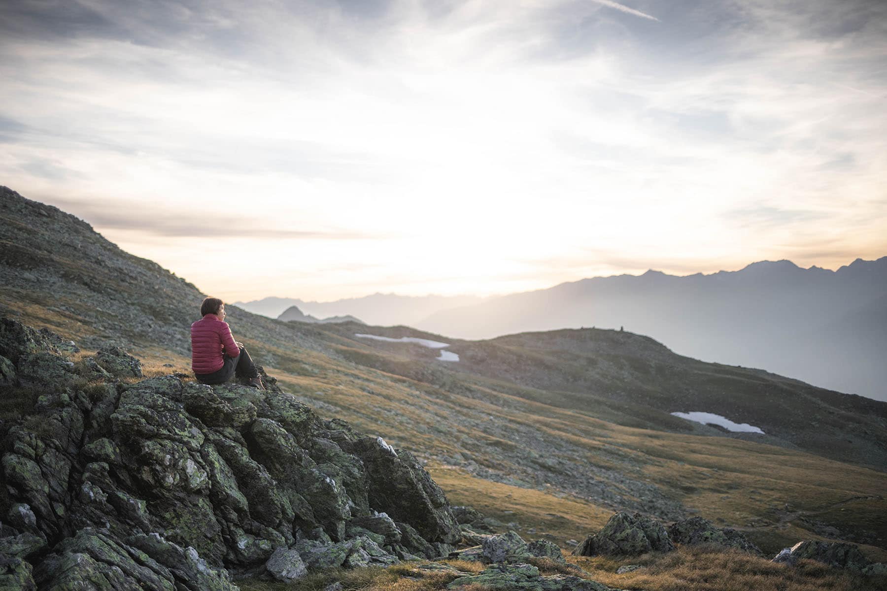 Sonnenuntergang Wanderung